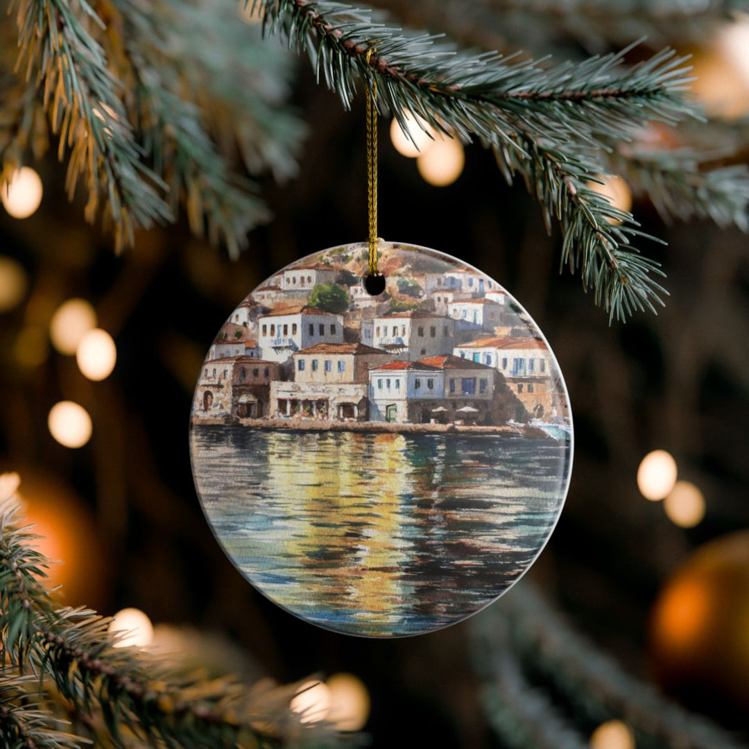 Hydra Greece Ornament: Unique Hydra Souvenir, Hydra Greece Xmas Decor, and Authentic Hydra Gift