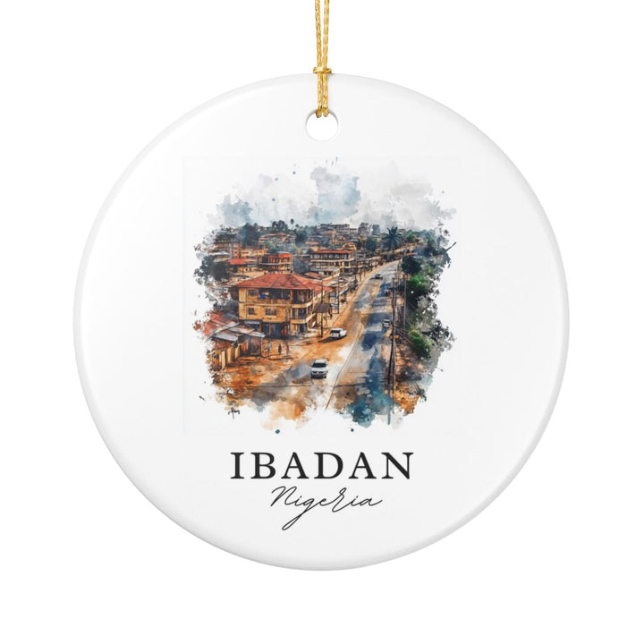 Ibadan Nigeria Ornament | Christmas Travel Souvenir Gift