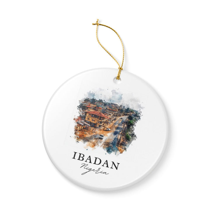 Ibadan Nigeria Ornament | Christmas Travel Souvenir Gift