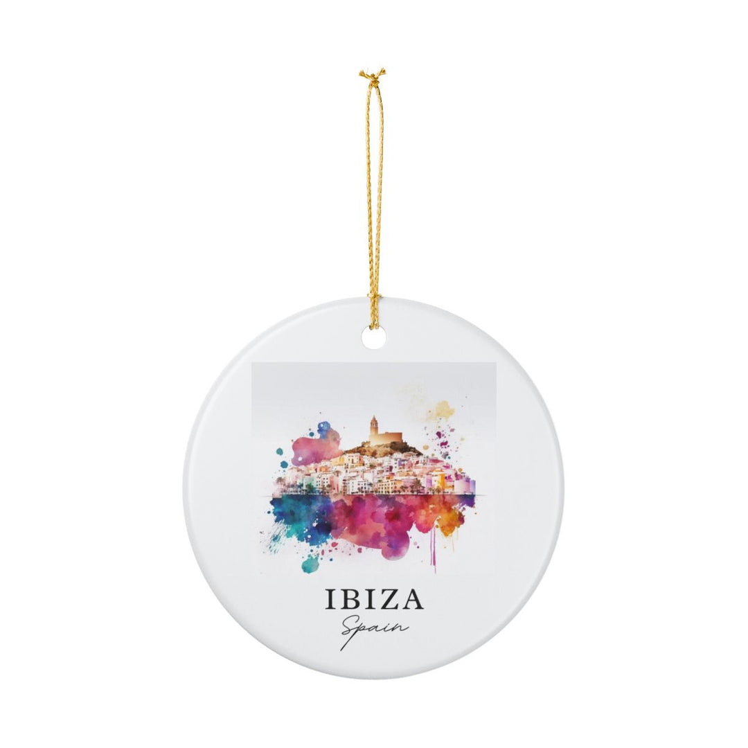 Ibiza Spain Ornament: Unique Ibiza Spain Souvenir, Ibiza Spain Xmas Decor, and Authentic Ibiza Spain Gift
