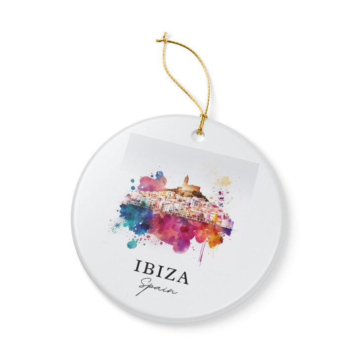 Ibiza Spain Ornament: Unique Ibiza Spain Souvenir, Ibiza Spain Xmas Decor, and Authentic Ibiza Spain Gift