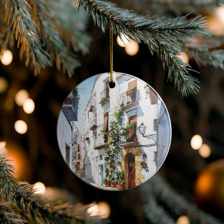 Ibiza Spain Ornament: Unique Ibiza Spain Souvenir, Ibiza Spain Xmas Decor, and Authentic Ibiza Spain Gift