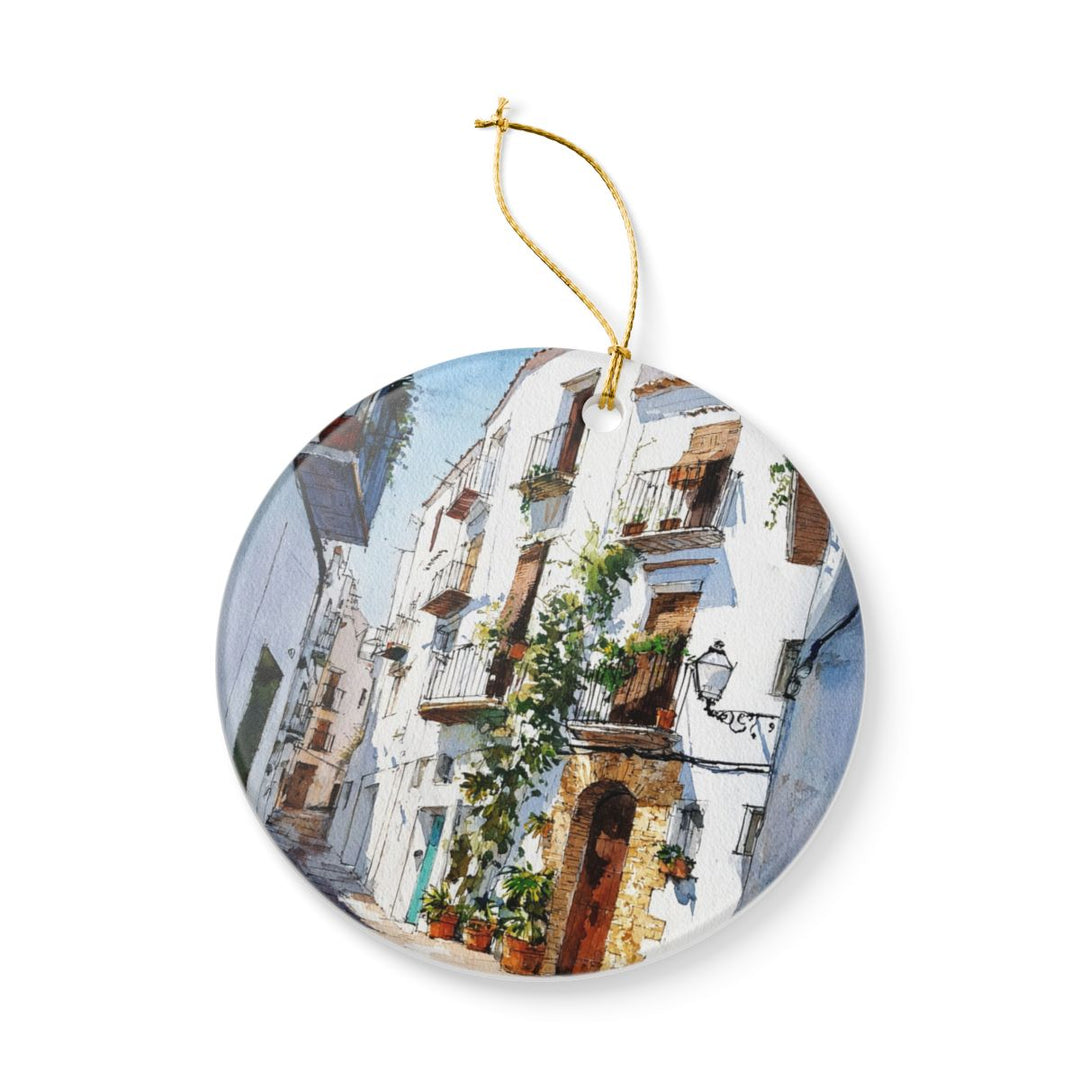 Ibiza Spain Ornament: Unique Ibiza Spain Souvenir, Ibiza Spain Xmas Decor, and Authentic Ibiza Spain Gift