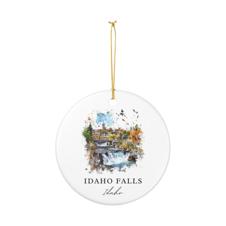 Idaho Falls Ornament: Unique Idaho Falls Souvenir, Idaho Falls Xmas Decor, and Authentic Idaho Falls Gift
