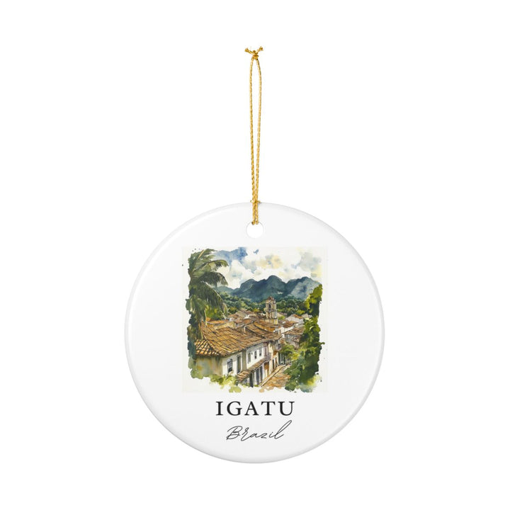 Igatu Brazil Ornament: Unique Igatu Souvenir, Igatu Brazil Xmas Decor, and Authentic Igatu Gift