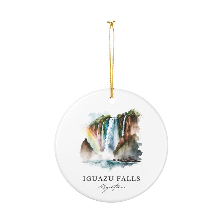 Iguazu Falls Argentina Ornament: Unique Iguazu Falls Souvenir, Iguazu Falls Argentina Xmas Decor, and Authentic Iguazu Falls Gift