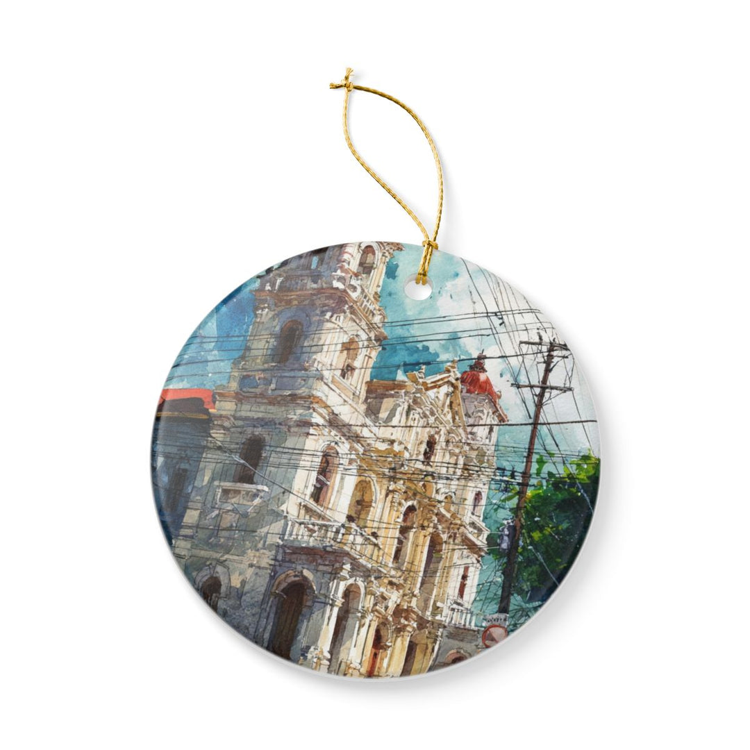 Iloilo City Ornament: Unique Iloilo City Souvenir, Iloilo City Xmas Decor, and Authentic Iloilo City Gift