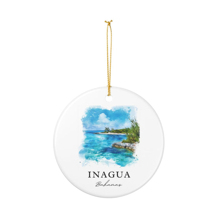 Inagua Bahamas Ornament: Unique Inagua Bahamas Souvenir, Inagua Bahamas Xmas Decor, and Authentic Inagua Bahamas Gift