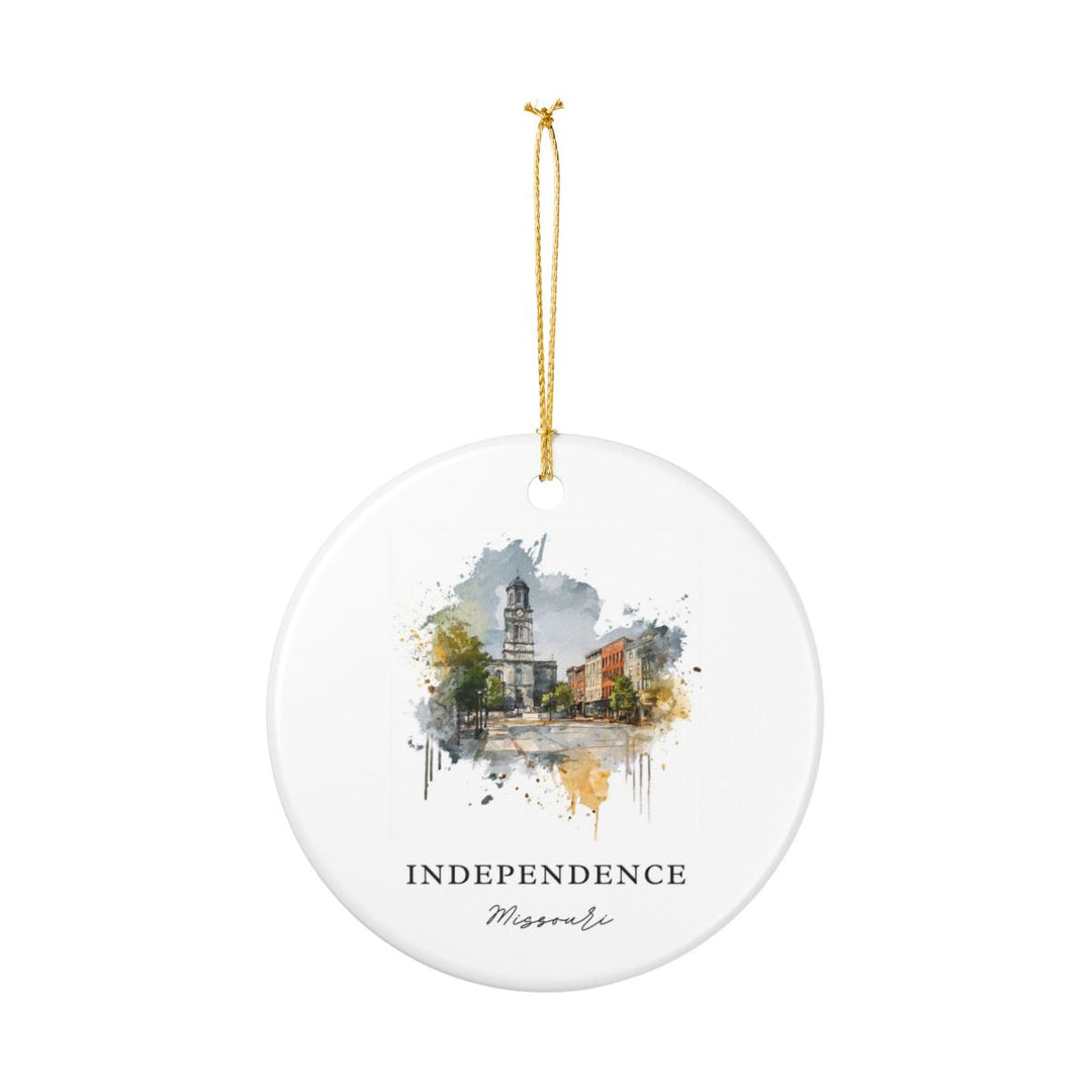 Independence Missouri Ornament: Unique Independence Souvenir, Independence Missouri Xmas Decor, and Authentic Independence Gift