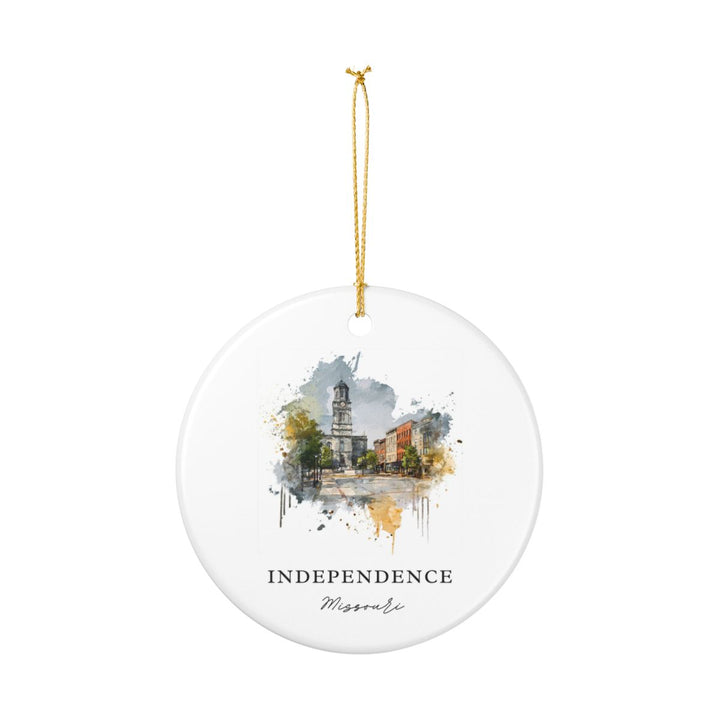 Independence Missouri Ornament: Unique Independence Souvenir, Independence Missouri Xmas Decor, and Authentic Independence Gift