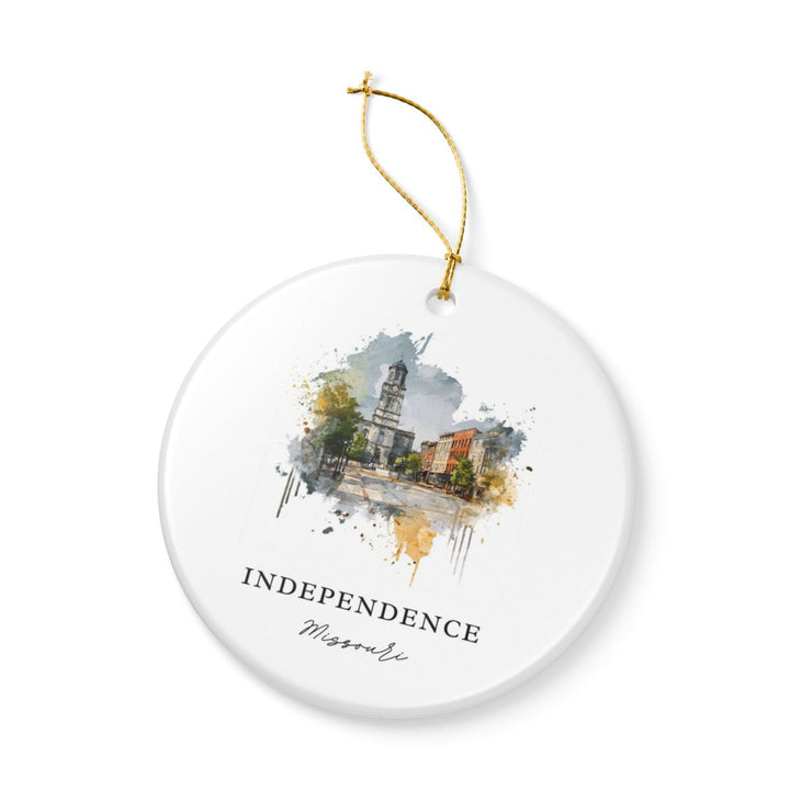 Independence Missouri Ornament: Unique Independence Souvenir, Independence Missouri Xmas Decor, and Authentic Independence Gift