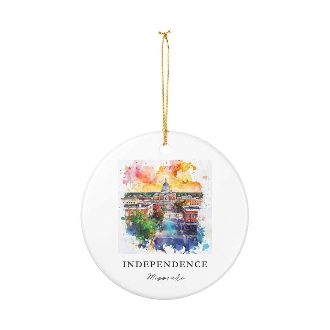 Independence Missouri USA Ornament: Unique Independence Souvenir, Independence Missouri Xmas Decor, and Authentic Independence Gift