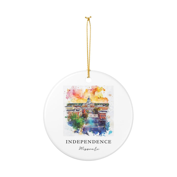 Independence Missouri USA Ornament: Unique Independence Souvenir, Independence Missouri Xmas Decor, and Authentic Independence Gift