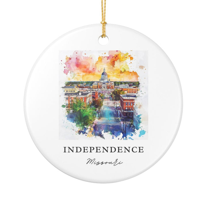 Independence Missouri USA Ornament: Unique Independence Souvenir, Independence Missouri Xmas Decor, and Authentic Independence Gift