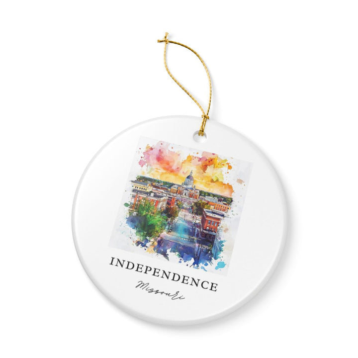 Independence Missouri USA Ornament: Unique Independence Souvenir, Independence Missouri Xmas Decor, and Authentic Independence Gift