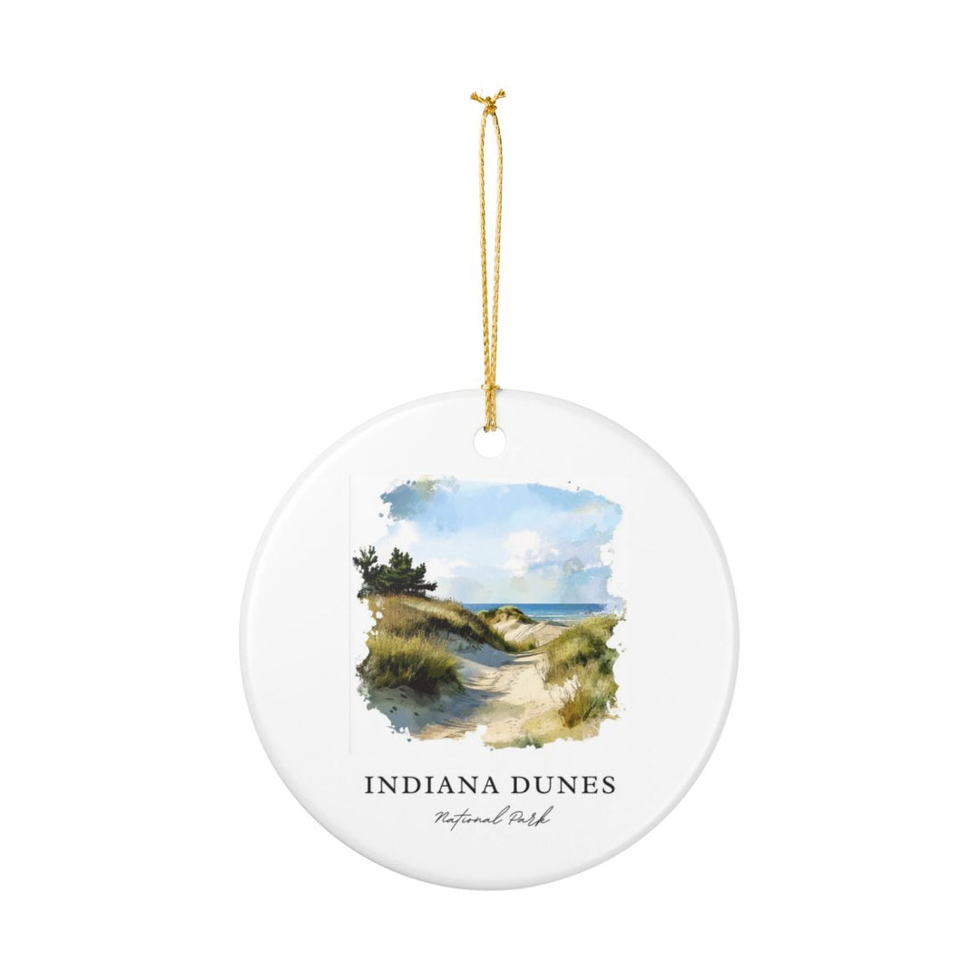 Indiana Dunes National Park Ornament: Unique Indiana Dunes National Park Souvenir, Indiana Dunes National Park Xmas Decor, and Authentic Indiana Dunes National Park Gift