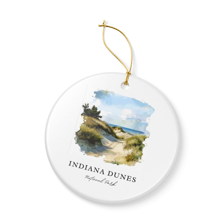 Indiana Dunes National Park Ornament: Unique Indiana Dunes National Park Souvenir, Indiana Dunes National Park Xmas Decor, and Authentic Indiana Dunes National Park Gift