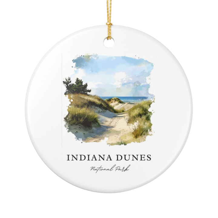 Indiana Dunes National Park Ornament: Unique Indiana Dunes National Park Souvenir, Indiana Dunes National Park Xmas Decor, and Authentic Indiana Dunes National Park Gift