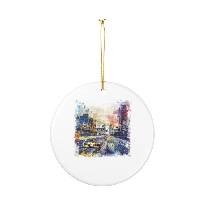 Indianapolis Ornament: Unique Indianapolis Souvenir, Indianapolis Xmas Decor, and Authentic Indianapolis Gift