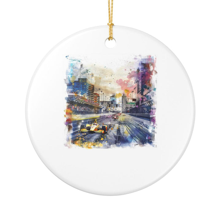 Indianapolis Ornament: Unique Indianapolis Souvenir, Indianapolis Xmas Decor, and Authentic Indianapolis Gift