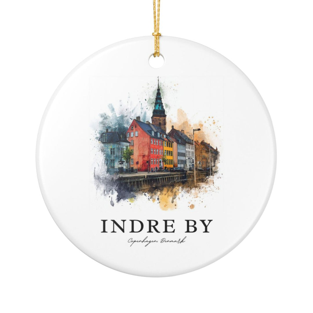 Indre By Denmark Ornament: Unique Indre By Souvenir, Indre By Denmark Xmas Decor, and Authentic Indre By Gift