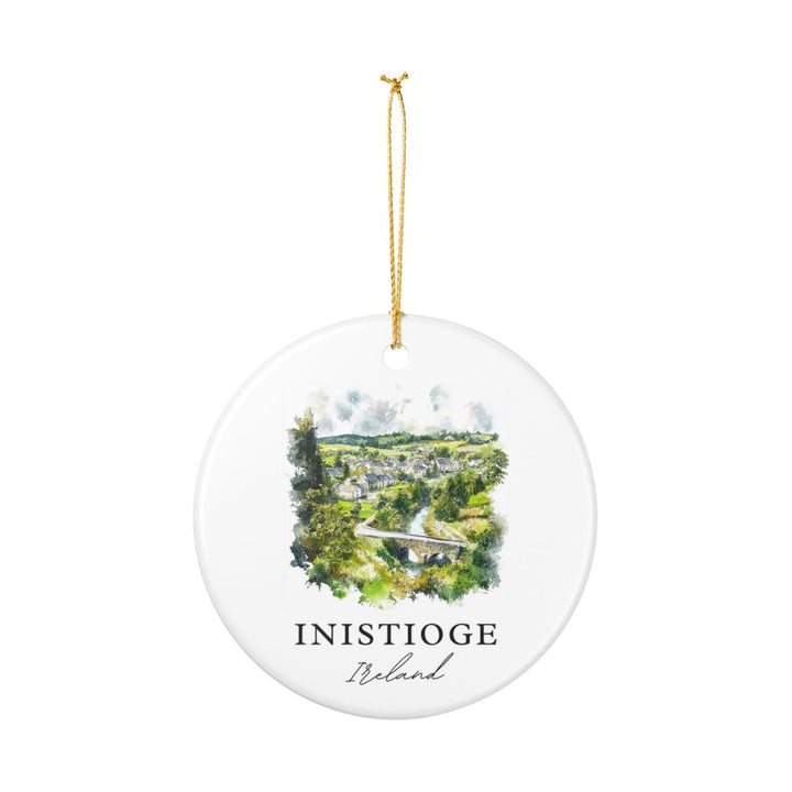 Inistioge Ireland Ornament: Unique Inistioge Souvenir, Inistioge Ireland Xmas Decor, and Authentic Inistioge Gift