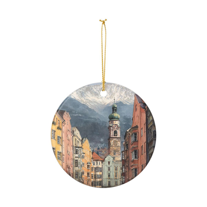 Innsbruck Austria Ornament: Unique Innsbruck Souvenir, Innsbruck Austria Xmas Decor, and Authentic Innsbruck Gift