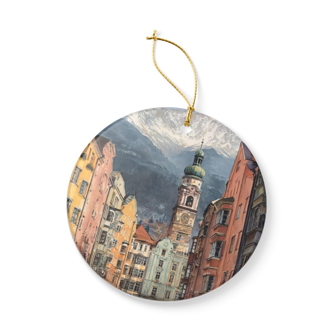 Innsbruck Austria Ornament: Unique Innsbruck Souvenir, Innsbruck Austria Xmas Decor, and Authentic Innsbruck Gift