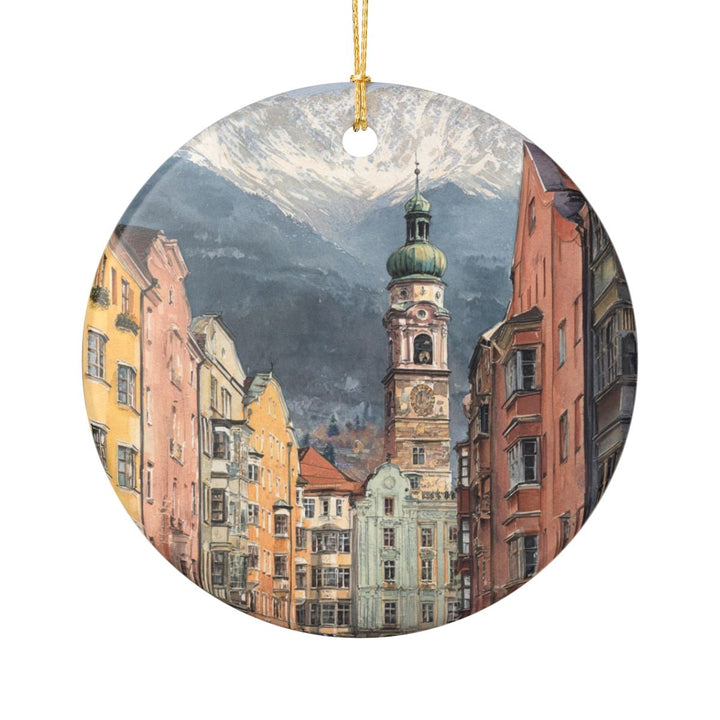 Innsbruck Austria Ornament: Unique Innsbruck Souvenir, Innsbruck Austria Xmas Decor, and Authentic Innsbruck Gift