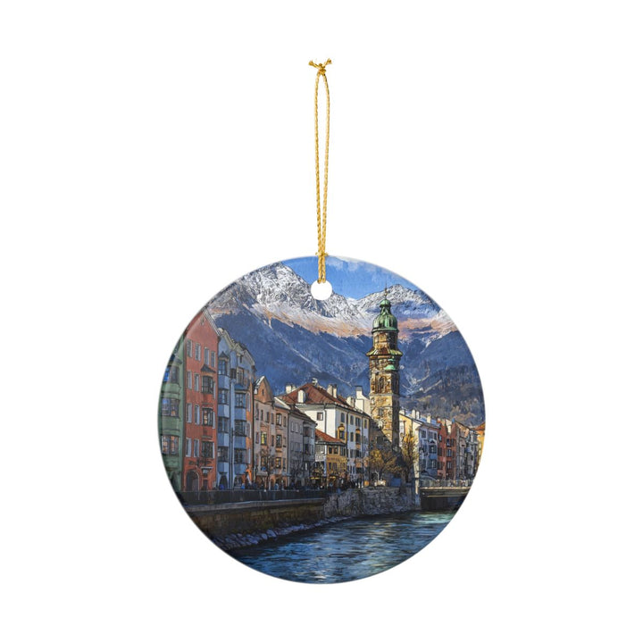 Innsbruck Austria Ornament: Unique Innsbruck Souvenir, Innsbruck Austria Xmas Decor, and Authentic Innsbruck Gift