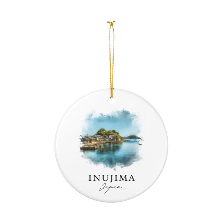 Inujima Japan Ornament: Unique Inujima Souvenir, Inujima Japan Xmas Decor, and Authentic Inujima Gift