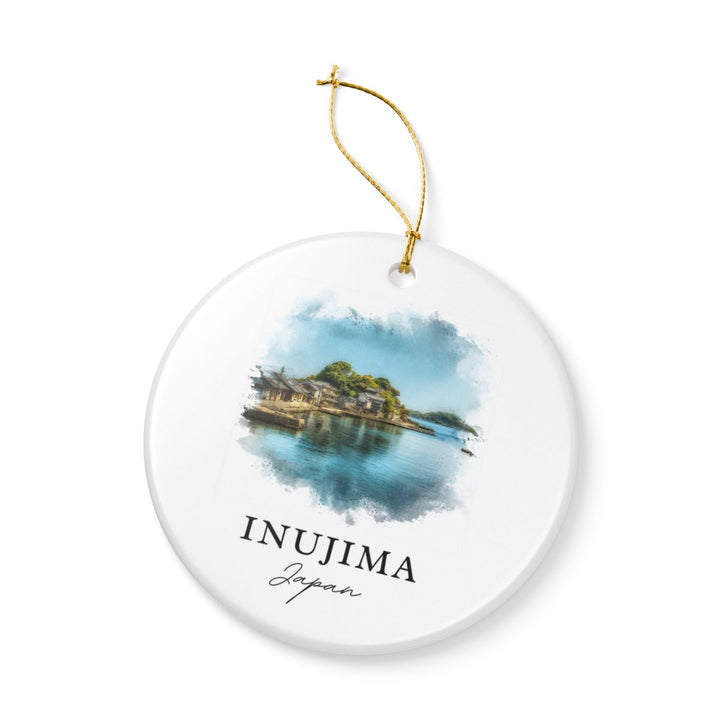 Inujima Japan Ornament: Unique Inujima Souvenir, Inujima Japan Xmas Decor, and Authentic Inujima Gift