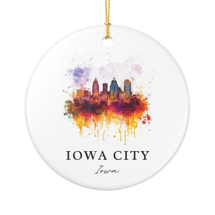 Iowa City Ornament | Christmas Travel Souvenir Gift