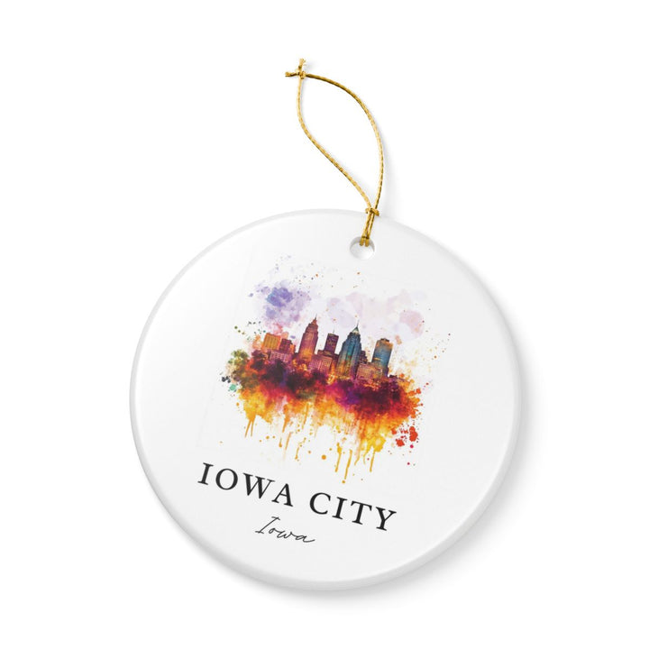 Iowa City Ornament | Christmas Travel Souvenir Gift