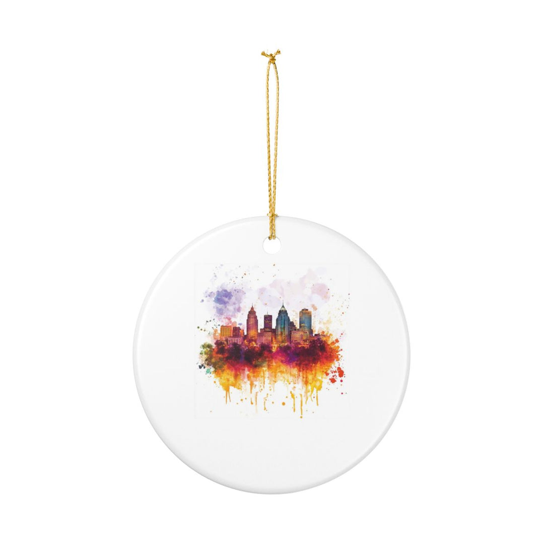 Iowa City Ornament: Unique Iowa City Souvenir, Iowa City Xmas Decor, and Authentic Iowa City Gift