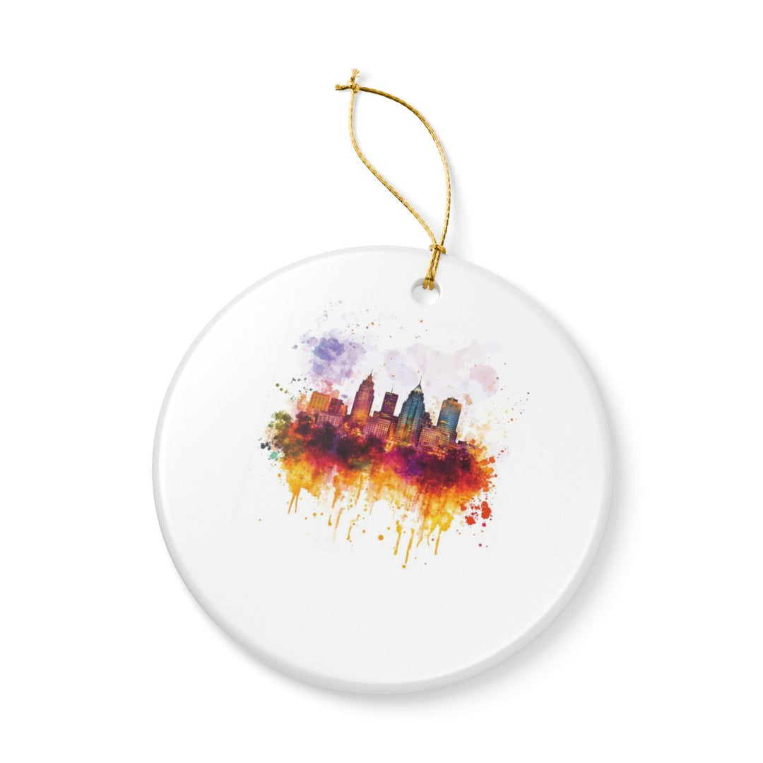 Iowa City Ornament: Unique Iowa City Souvenir, Iowa City Xmas Decor, and Authentic Iowa City Gift