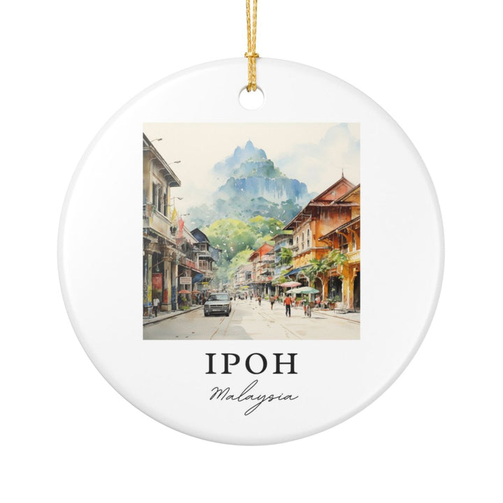 Ipoh Malaysia Ornament: Unique Ipoh Malaysia Souvenir, Ipoh Malaysia Xmas Decor, and Authentic Ipoh Malaysia Gift