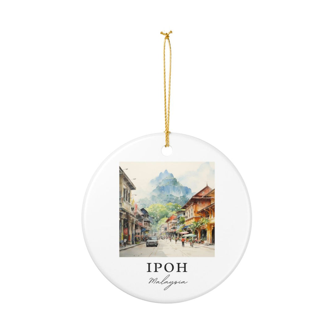 Ipoh Malaysia Ornament: Unique Ipoh Malaysia Souvenir, Ipoh Malaysia Xmas Decor, and Authentic Ipoh Malaysia Gift