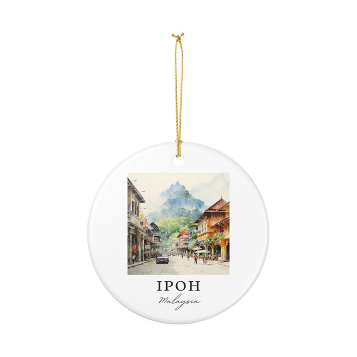Ipoh Malaysia Ornament: Unique Ipoh Malaysia Souvenir, Ipoh Malaysia Xmas Decor, and Authentic Ipoh Malaysia Gift
