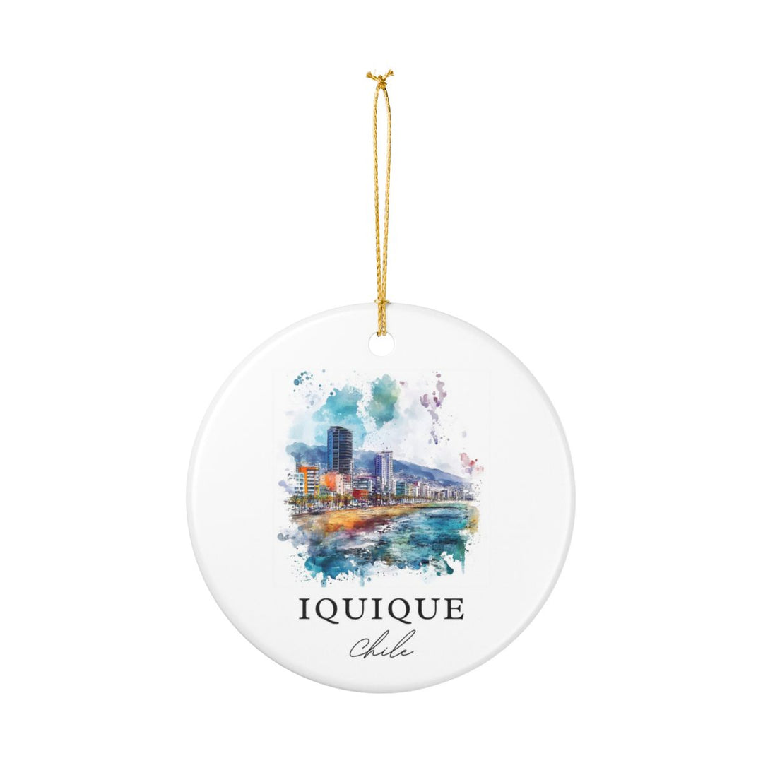 Iquique Chile Ornament: Unique Iquique Chile Souvenir, Iquique Chile Xmas Decor, and Authentic Iquique Chile Gift