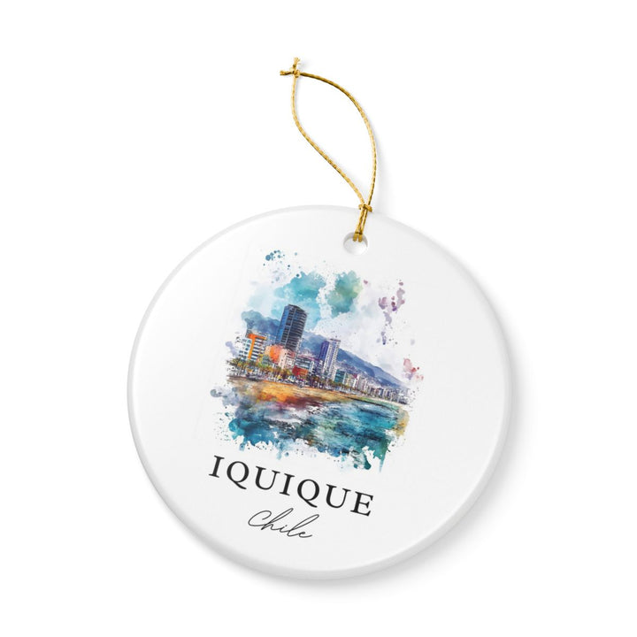Iquique Chile Ornament: Unique Iquique Chile Souvenir, Iquique Chile Xmas Decor, and Authentic Iquique Chile Gift