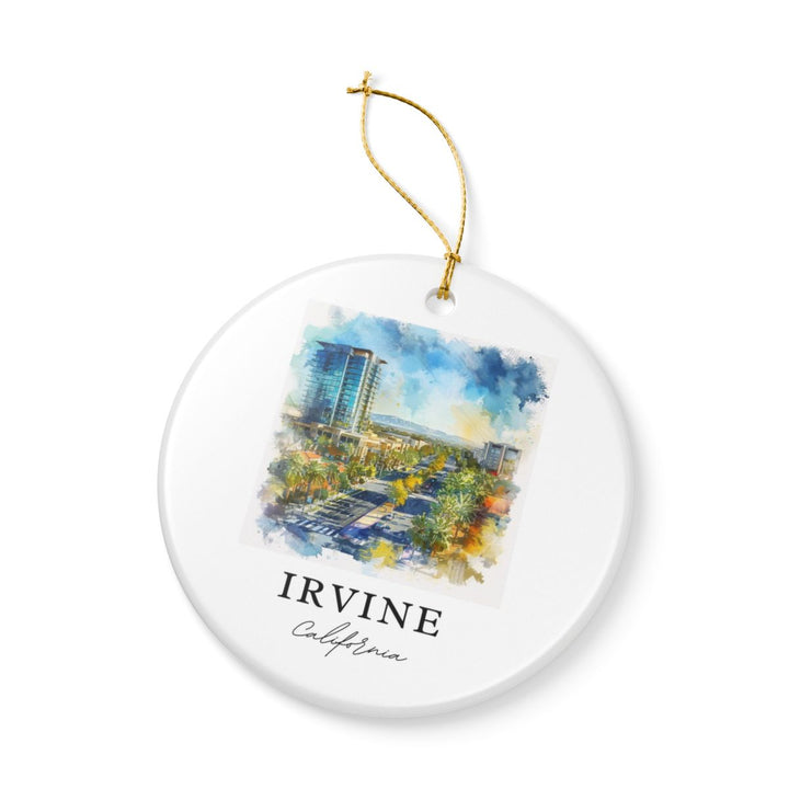Irvine California Ornament: Unique Irvine California Souvenir, Irvine California Xmas Decor, and Authentic Irvine California Gift