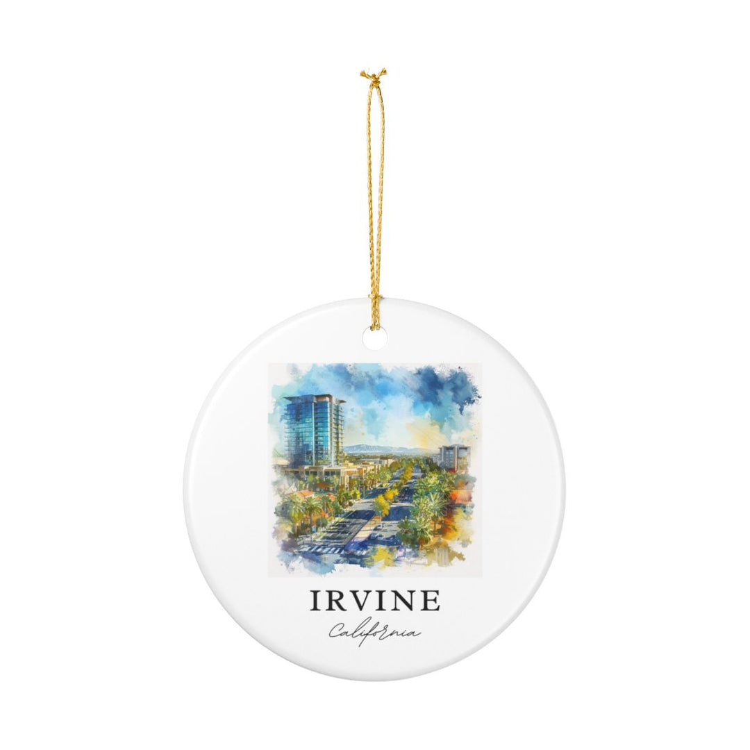 Irvine California Ornament: Unique Irvine California Souvenir, Irvine California Xmas Decor, and Authentic Irvine California Gift