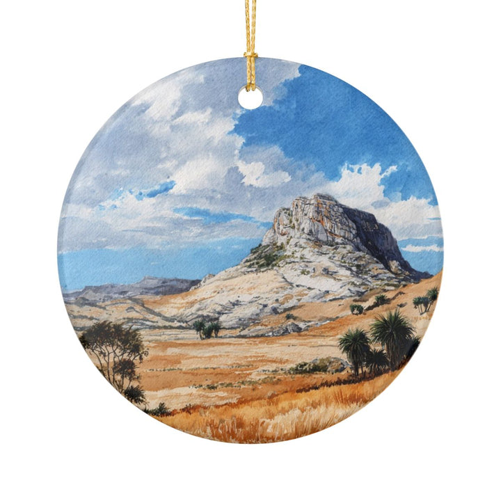 Isalo National Park Madagascar Ornament: Unique Isalo National Park Souvenir, Isalo National Park Madagascar Xmas Decor, and Authentic Isalo National Park Gift