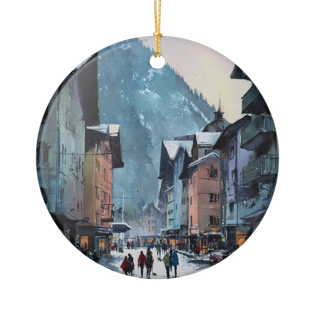Ischgl Austria Ornament: Unique Ischgl Souvenir, Ischgl Austria Xmas Decor, and Authentic Ischgl Gift