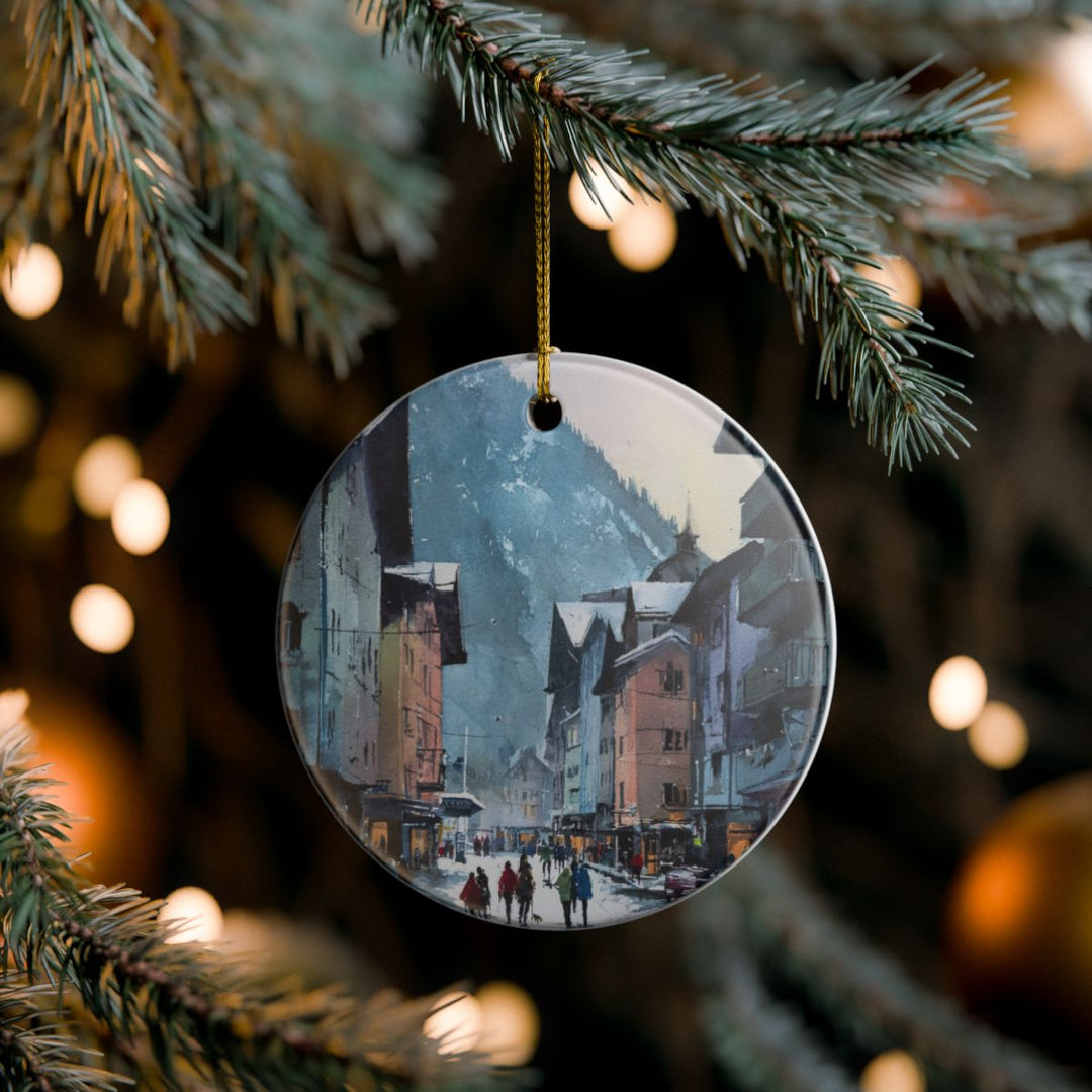 Ischgl Austria Ornament: Unique Ischgl Souvenir, Ischgl Austria Xmas Decor, and Authentic Ischgl Gift