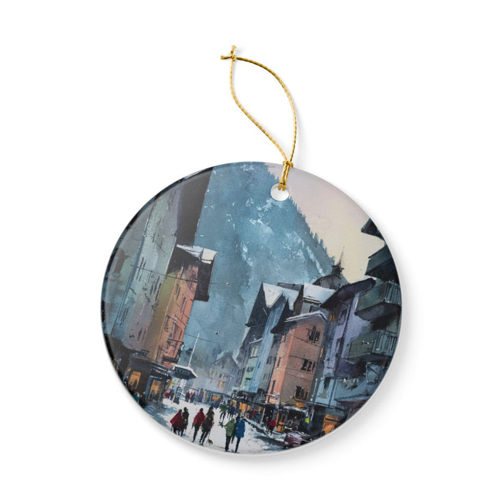 Ischgl Austria Ornament: Unique Ischgl Souvenir, Ischgl Austria Xmas Decor, and Authentic Ischgl Gift