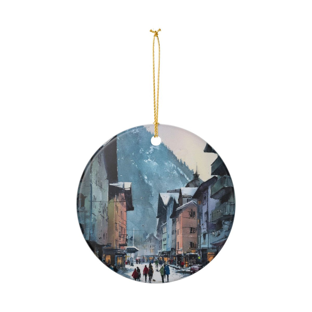Ischgl Austria Ornament: Unique Ischgl Souvenir, Ischgl Austria Xmas Decor, and Authentic Ischgl Gift