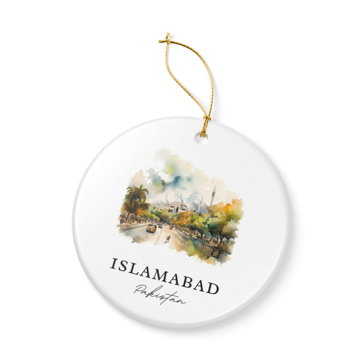 Islamabad Pakistan Ornament: Unique Islamabad Souvenir, Islamabad Pakistan Xmas Decor, and Authentic Islamabad Gift