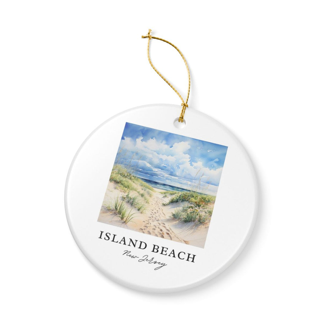 Island Beach State Park New Jersey Ornament: Unique Island Beach State Park Souvenir, Island Beach State Park New Jersey Xmas Decor, and Authentic Island Beach State Park Gift